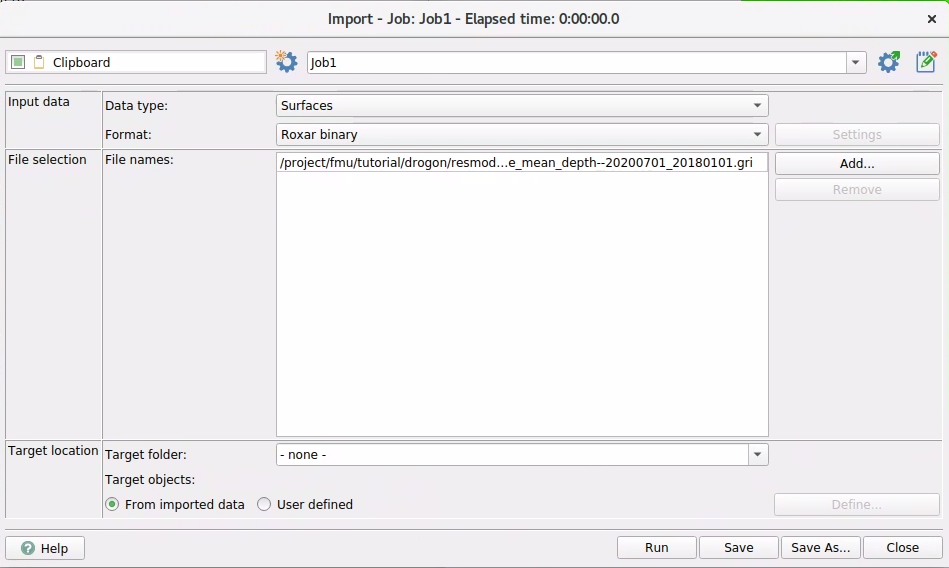 RMS map import to clipboard
